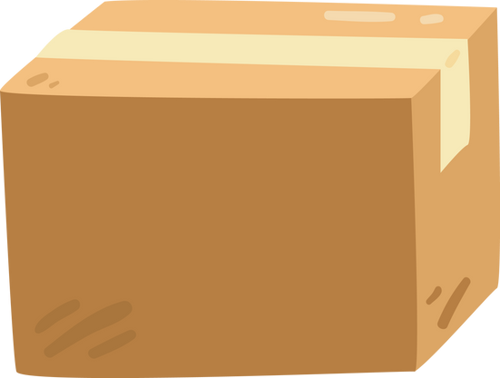 brown cardboard box